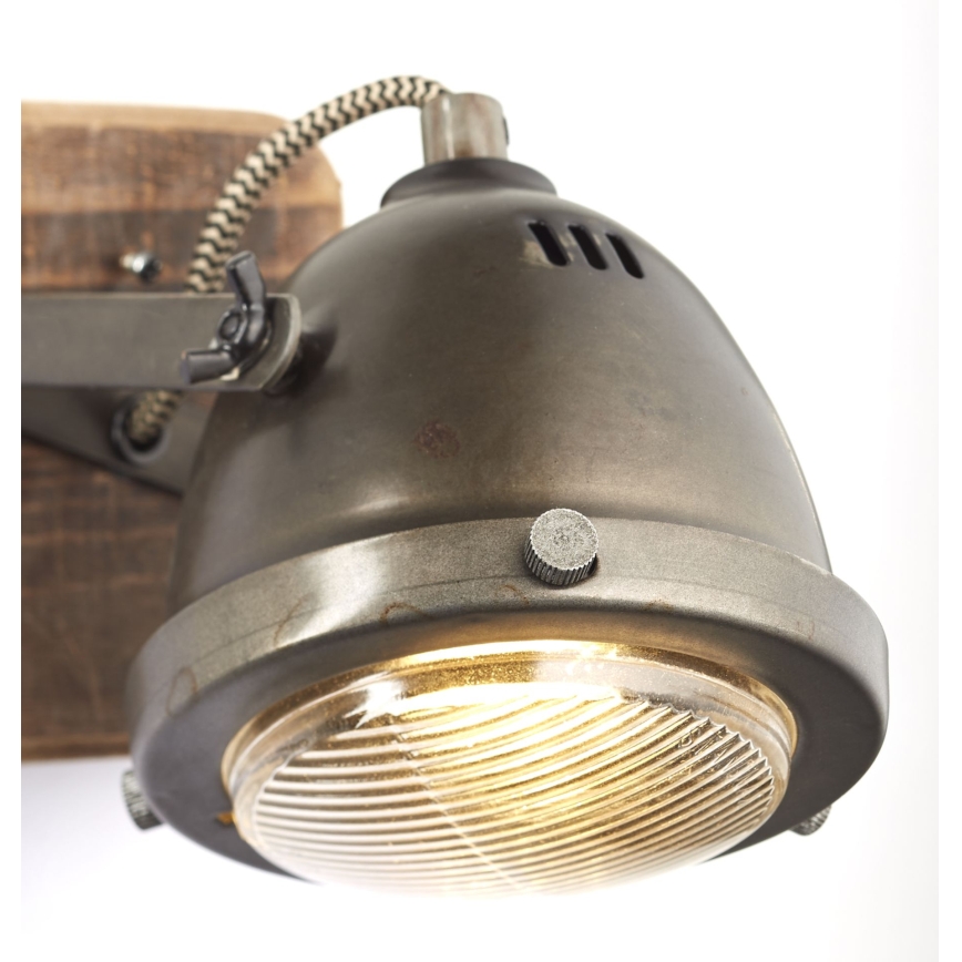 Brilliant - Wandspot CARMEN WOOD 1xGU10/5W/230V eucalyptus