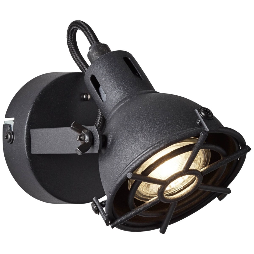Brilliant - Wandspot JESPER 1xGU10/5W/230V zwart