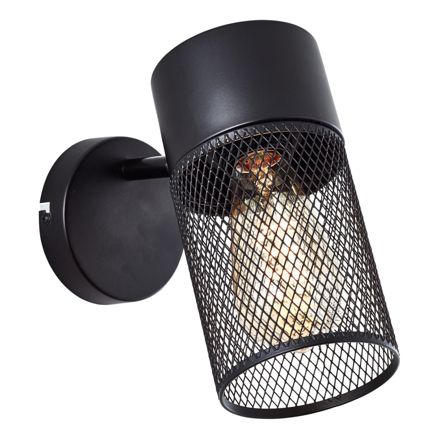 Brilliant - Wandspot KAMOLO 1xE27/40W/230V zwart