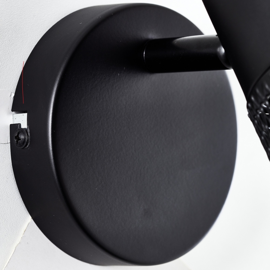 Brilliant - Wandspot KAMOLO 1xE27/40W/230V zwart