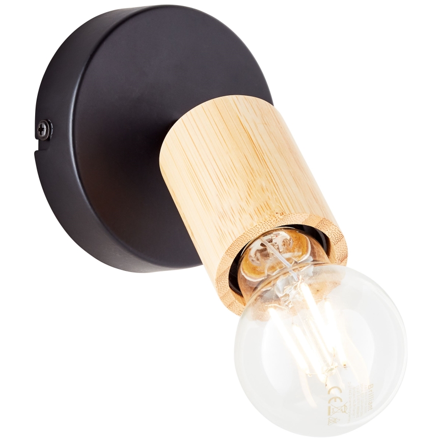 Brilliant - Wandspot TIFFANY 1xE27/28W/230V bamboe