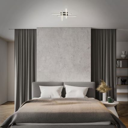 Brilo 3677-045 - LED-plafondlamp LED/14,4W/230V zwart