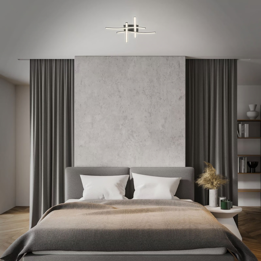 Brilo 3677-045 - LED-plafondlamp LED/14,4W/230V zwart