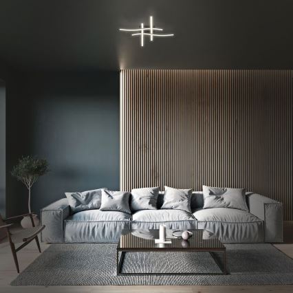 Brilo 3677-045 - LED plafondlamp LED/14,4W/230V zwart