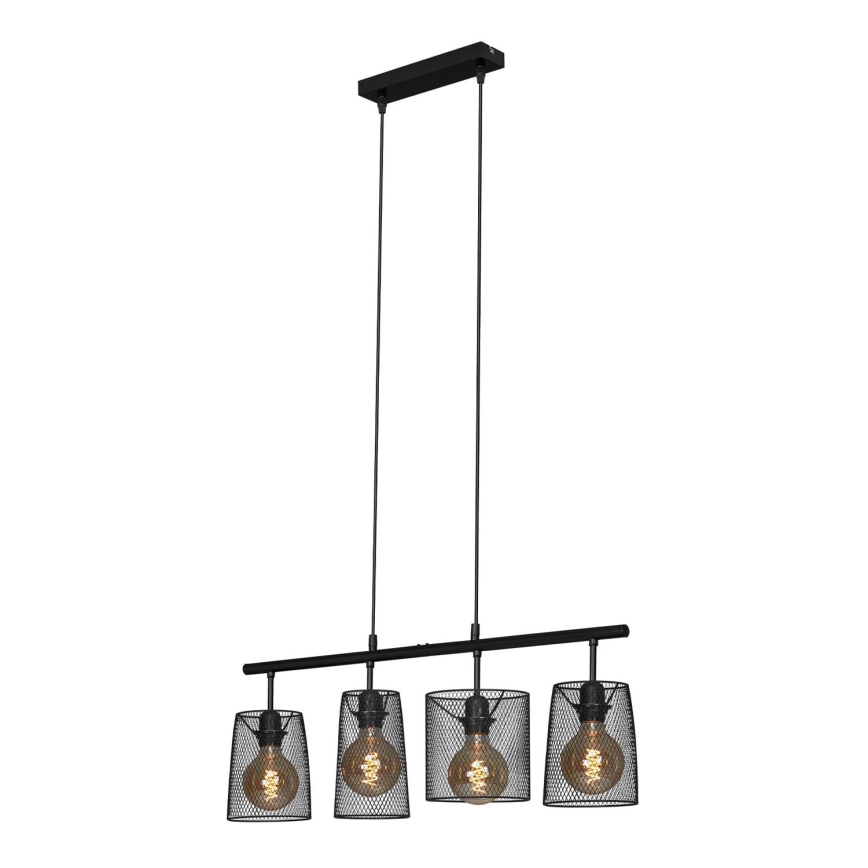 Brilo 4026-045 - Hanglamp aan een koord RETRO 4xE27/60W/230V