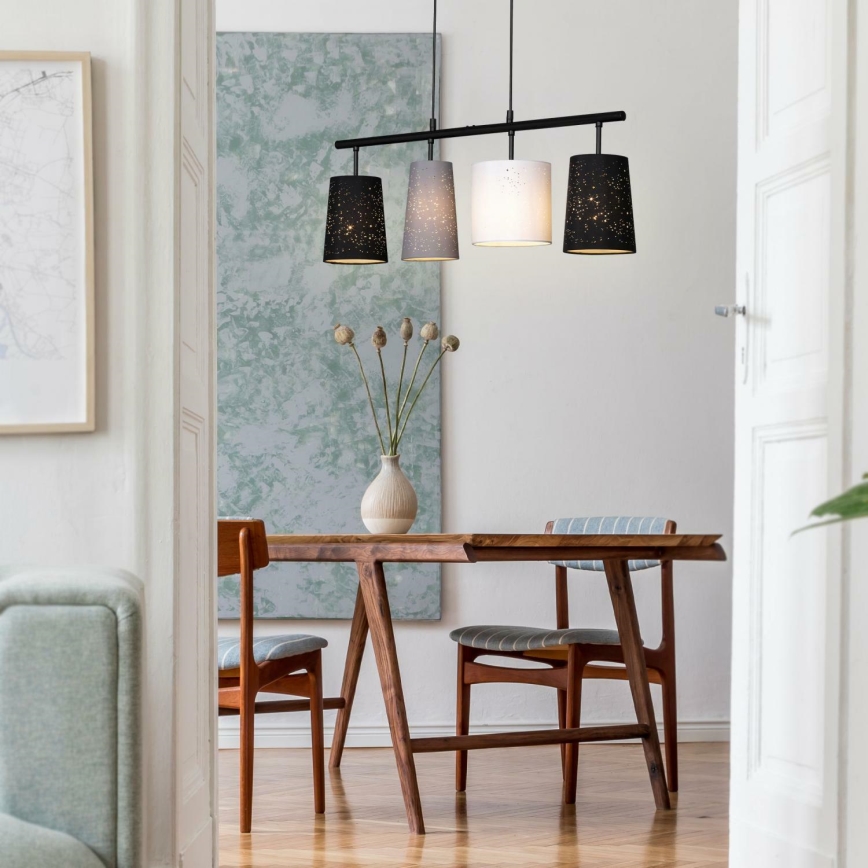 Brilo 4027-045 - Hanglamp aan een koord SHADES 4xE27/40W/230V