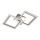 Brilo - Dimbare LED bevestigde hanglamp FRAME 2xLED/11W/230V