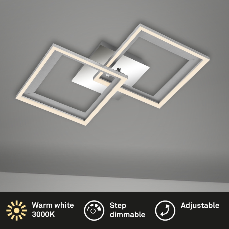 Brilo - Dimbare LED bevestigde hanglamp FRAME 2xLED/11W/230V