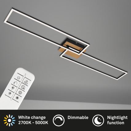 Brilo - Dimbare LED bevestigde hanglamp FRAME 2xLED/20W/230V 2700-5000K + afstandsbediening