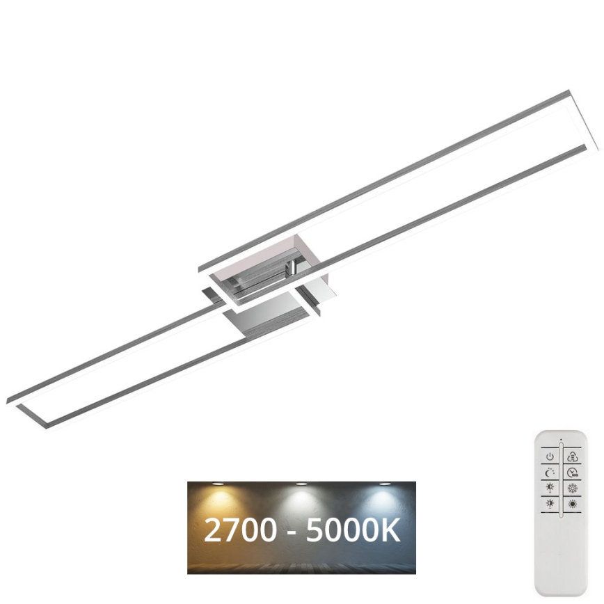 Brilo - Dimbare LED bevestigde hanglamp FRAME 2xLED/20W/230V 2700-5000K + afstandsbediening