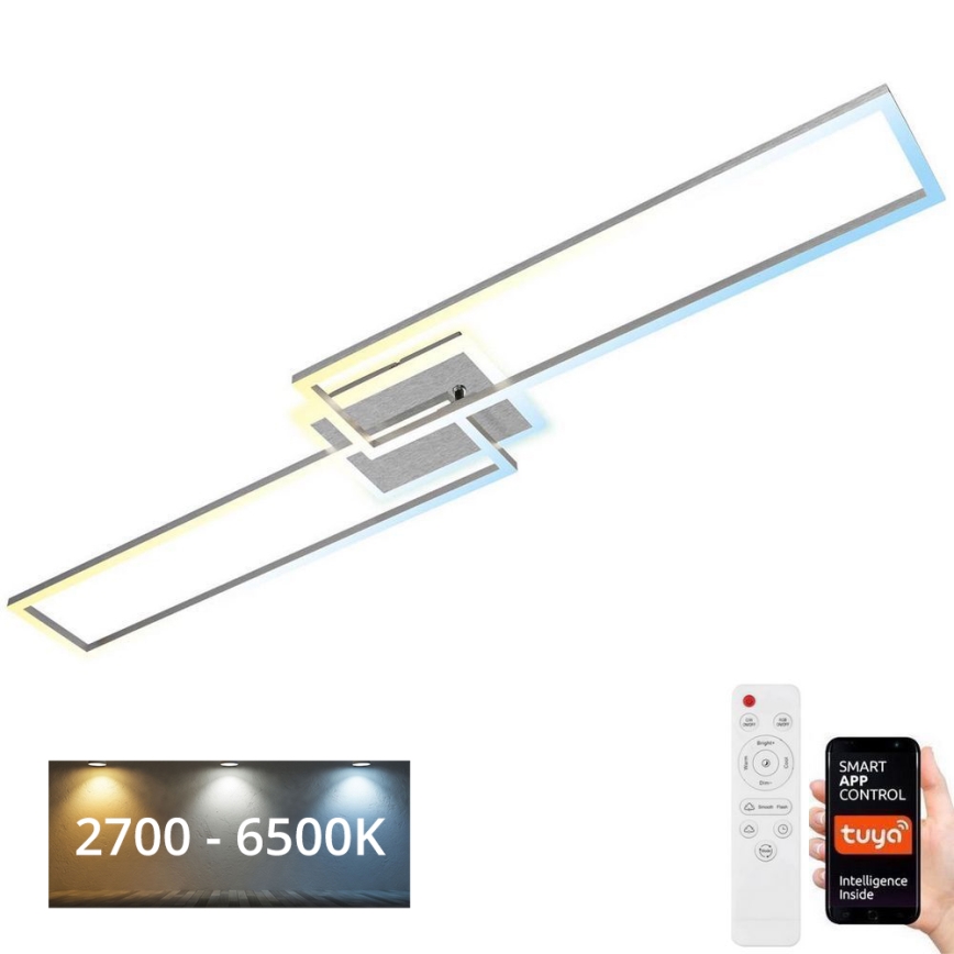 Brilo - Dimbare LED bevestigde hanglamp FRAME 2xLED/20W/230V 2700-6500K Wi-Fi Tuya + afstandsbediening