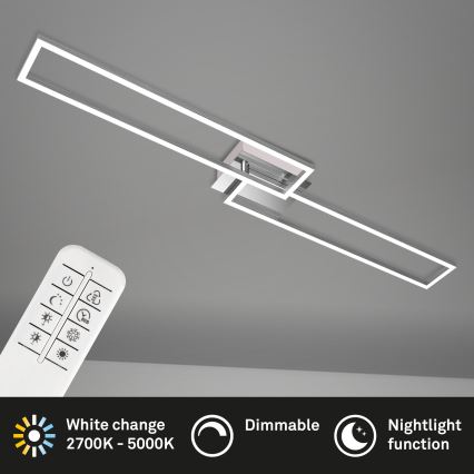 Brilo - Dimbare LED bevestigde hanglamp FRAME 2xLED/20W/230V 2700-5000K + afstandsbediening