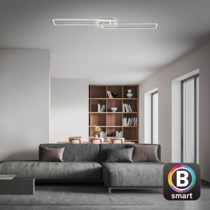 Brilo - Dimbare LED bevestigde hanglamp FRAME 2xLED/20W/230V 2700-6500K Wi-Fi Tuya + afstandsbediening