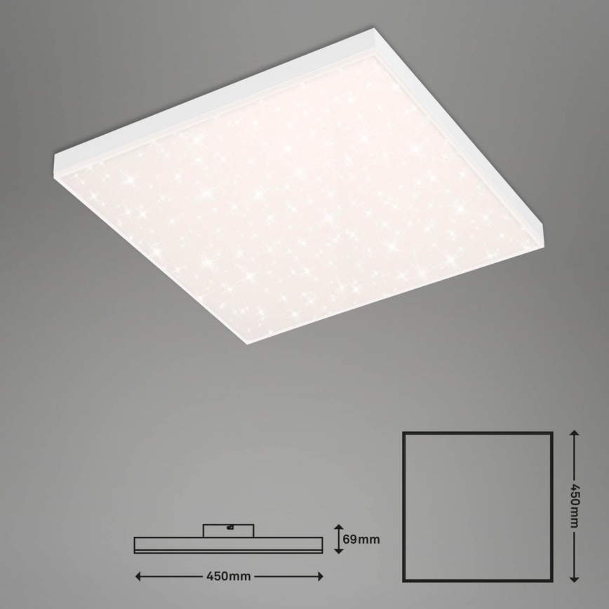 Brilo - Dimbare LED plafondlamp FRAMELESS LED/24W/230V 3000-6500K Wi-Fi Tuya + afstandsbediening