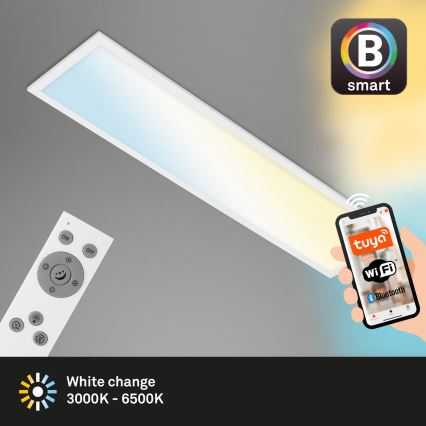 Brilo - Dimbare LED plafondlamp PIATTO LED/28W/230V 3000-6500K Wi-Fi Tuya + afstandsbediening