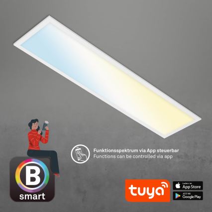 Brilo - Dimbare LED plafondlamp PIATTO LED/28W/230V 3000-6500K Wi-Fi Tuya + afstandsbediening