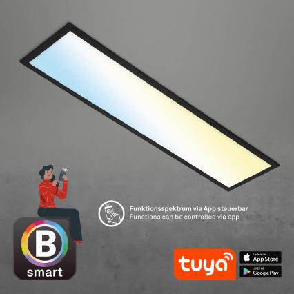 Brilo - Dimbare LED plafondlamp PIATTO LED/28W/230V 3000-6500K Wi-Fi Tuya + afstandsbediening