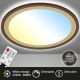 Brilo - Dimbare LED plafondlamp SLIM LED/22W/230V 2700-6500K + afstandsbediening