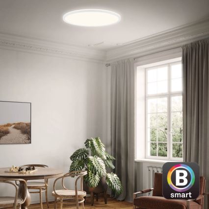 Brilo - Dimbare LED plafondlamp SLIM LED/22W/230V 2700-6500K Wi-Fi Tuya + afstandsbediening