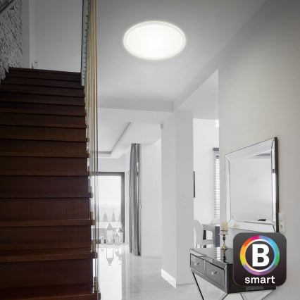 Brilo - Dimbare LED plafondlamp SLIM LED/22W/230V 2700-6500K Wi-Fi Tuya + afstandsbediening