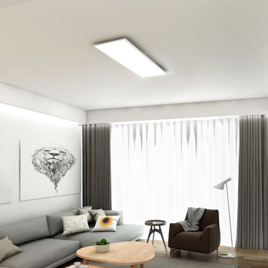 Brilo - Dimbare LED plafondlamp SLIM LED/24W/230V 3000-6500K 100x25 cm + afstandsbediening