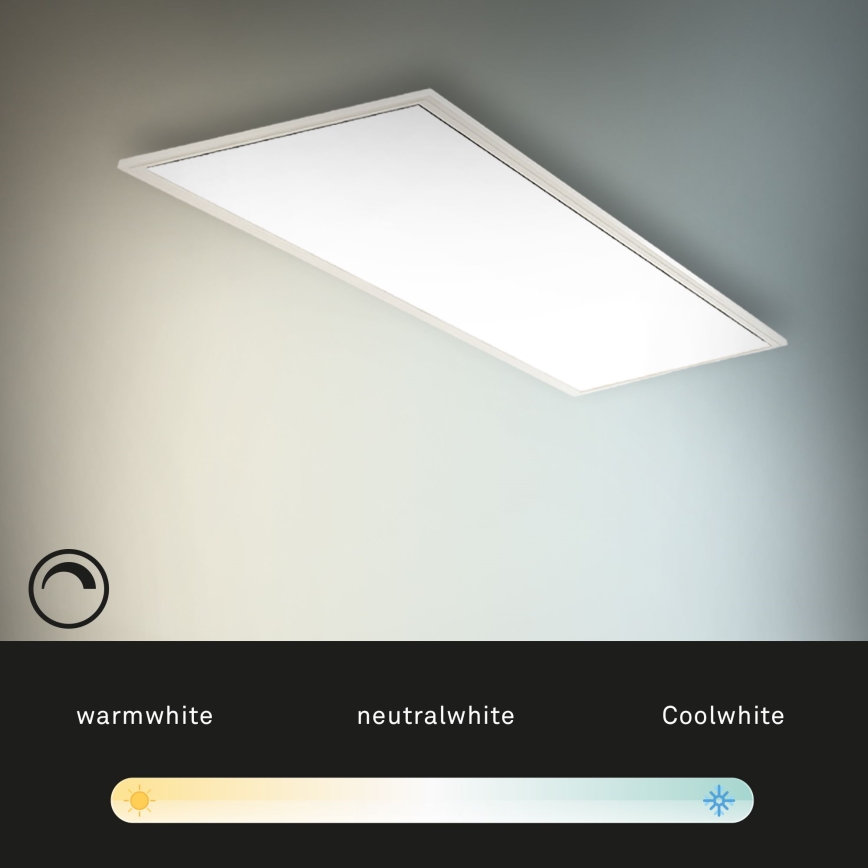 Brilo - Dimbare LED plafondlamp SLIM LED/24W/230V 3000-6500K 100x25 cm + afstandsbediening