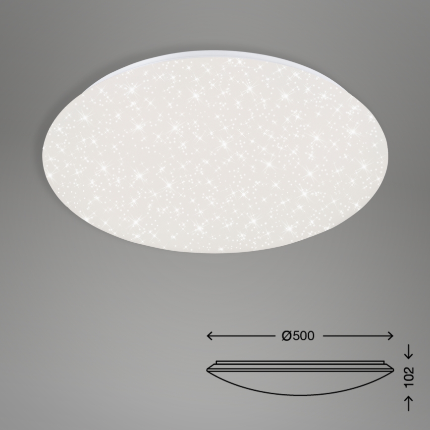 Brilo - Dimbare LED plafondlamp STARRY SKY LED/40W/230V 3000-6000K + afstandsbediening