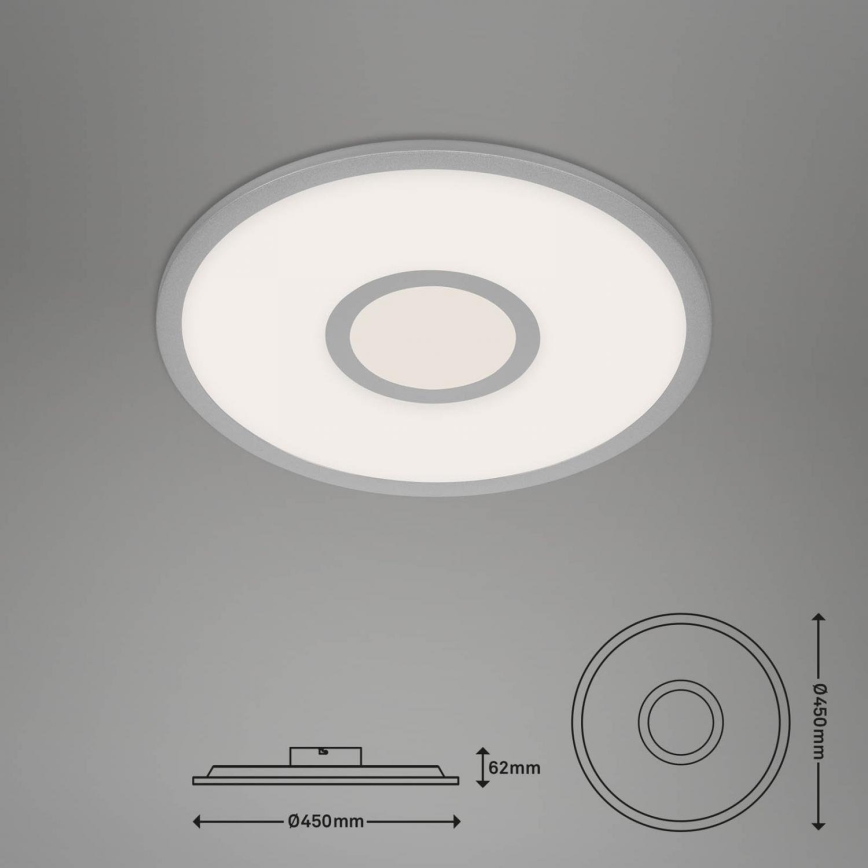 Brilo - Dimbare LED RGB plafondlamp CENTRO LED/24W/230V 2700-6500K Wi-Fi Tuya + afstandsbediening