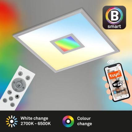 Brilo - Dimbare LED RGB plafondlamp CENTRO LED/24W/230V 2700-6500K Wi-Fi Tuya + afstandsbediening