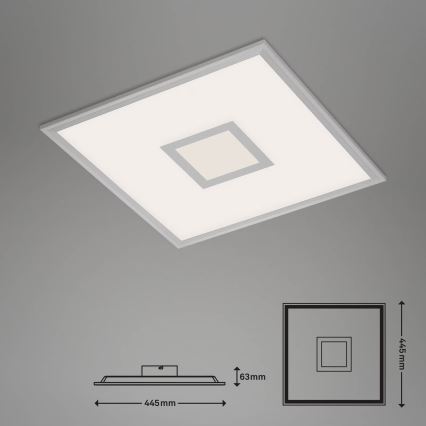 Brilo - Dimbare LED RGB plafondlamp CENTRO LED/24W/230V 2700-6500K Wi-Fi Tuya + afstandsbediening