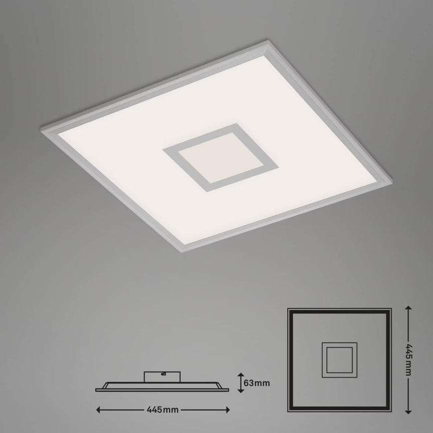 Brilo - Dimbare LED RGB plafondlamp CENTRO LED/24W/230V 2700-6500K Wi-Fi Tuya + afstandsbediening