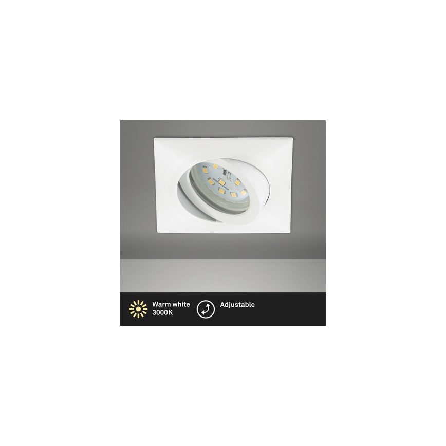 Brilo - Hangende LED Badkamer plafond verlichting LED/5W/230V IP23 wit