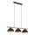 Brilo - Hanglamp aan een koord 3xE27/40W/230V rubberen boom