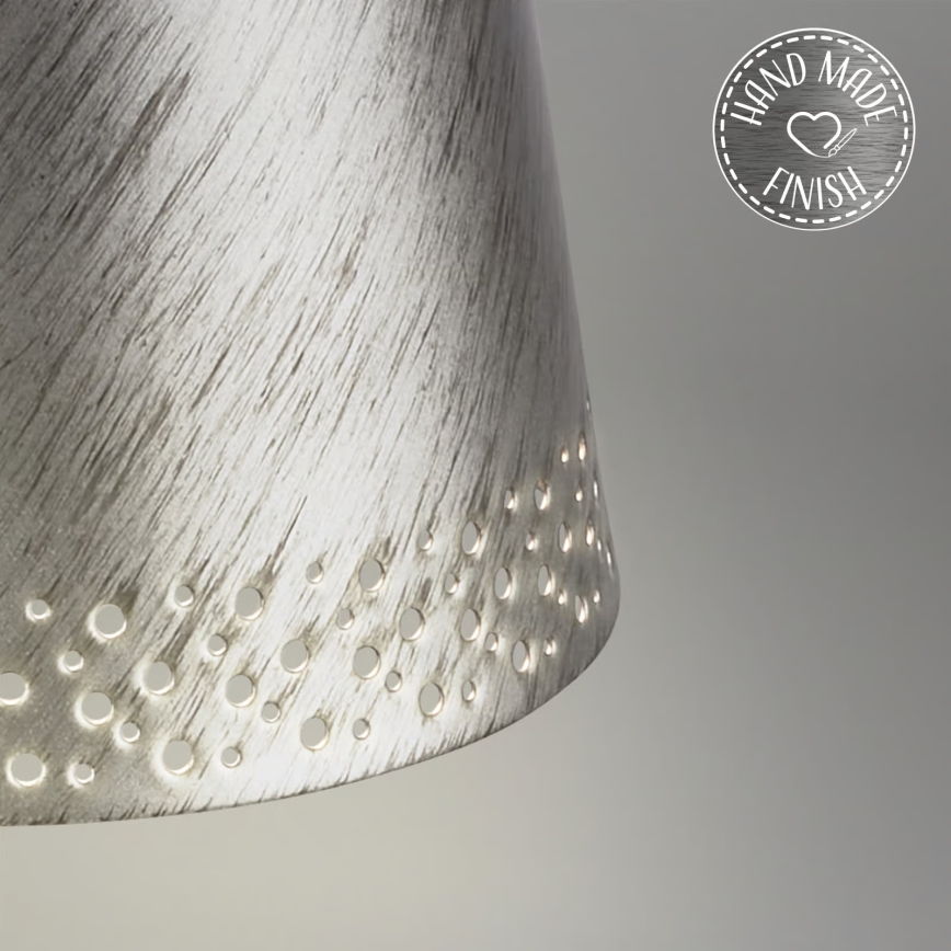 Brilo - Dimbare oplaadbare buitentafellamp met aanraakbediening KIKI LED/2,6W/5V IP44 2600 mAh zilver