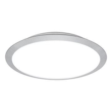 Brilo - LED Badkamer plafondlamp CTS LED/21W/230V 3000/4000K IP44 Ø 37 cm mat chroom