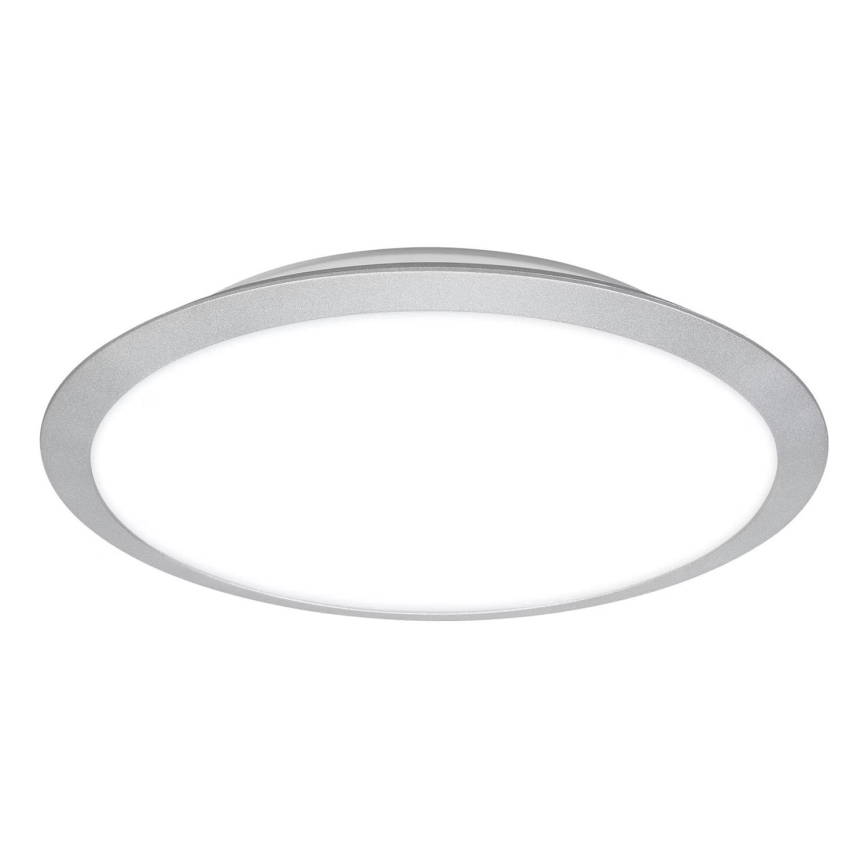 Brilo - LED Badkamer plafondlamp CTS LED/21W/230V 3000/4000K IP44 Ø 37 cm mat chroom