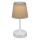 Brilo - LED Dimbaar oplaadbaar buitenshuis tafellamp LED/3W/5V IP44 zilver/beige