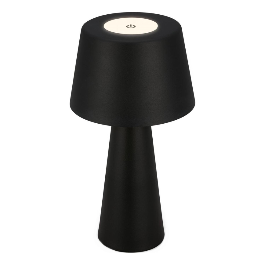 Brilo - LED Dimbaar rechargeable buitenshuis tafellamp LED/3,5W/5V IP44 zwart