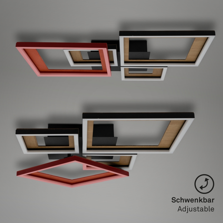 Brilo - LED Dimbare Opbouwlamp FRAME LED/38W/230V