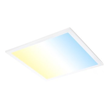 Brilo - LED-dimbare plafondlamp LED/21W/230V 3000-6500K 38x38 cm wit + afstandsbediening