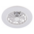 Brilo - LED-dimbare plafondventilator PAFO LED/24W/2300V 3000-6500K wit + afstandsbediening