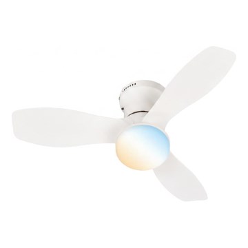 Brilo - LED-dimbare plafondventilator PAN LED/15W/230V 3000-6500K wit + afstandsbediening