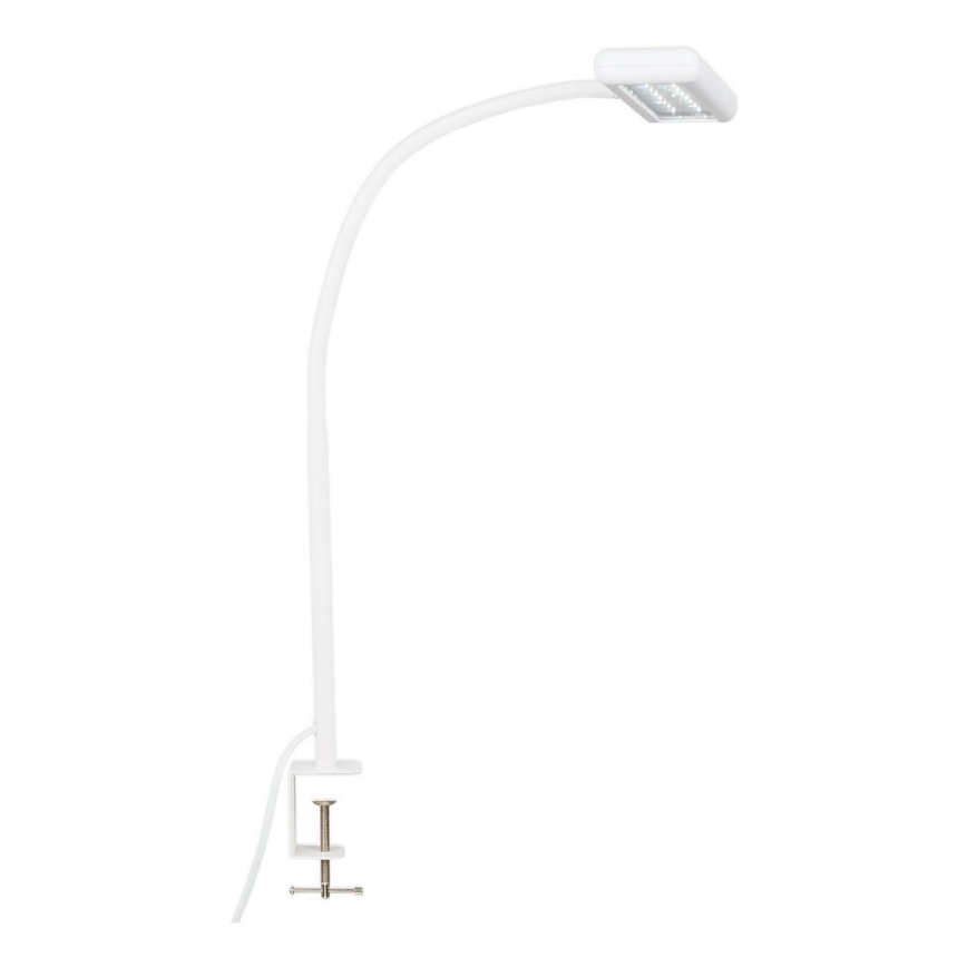 Brilo - LED Flexibel tafellamp met clip TRASNA LED/7,5W/230V wit