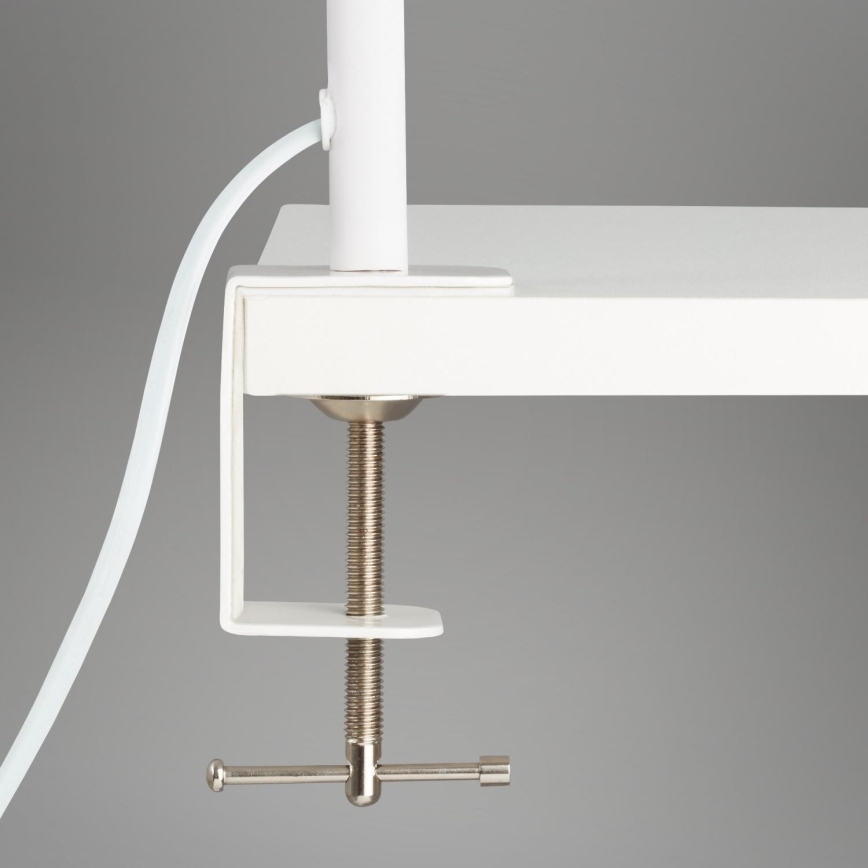 Brilo - LED Flexibel tafellamp met clip TRASNA LED/7,5W/230V wit