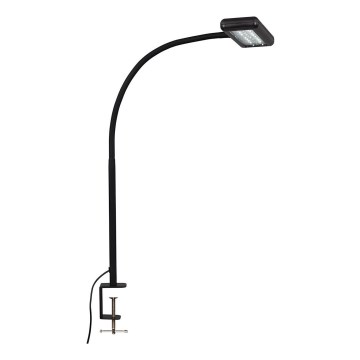 Brilo - LED Flexibel tafellamp met clip TRASNA LED/7,5W/230V zwart