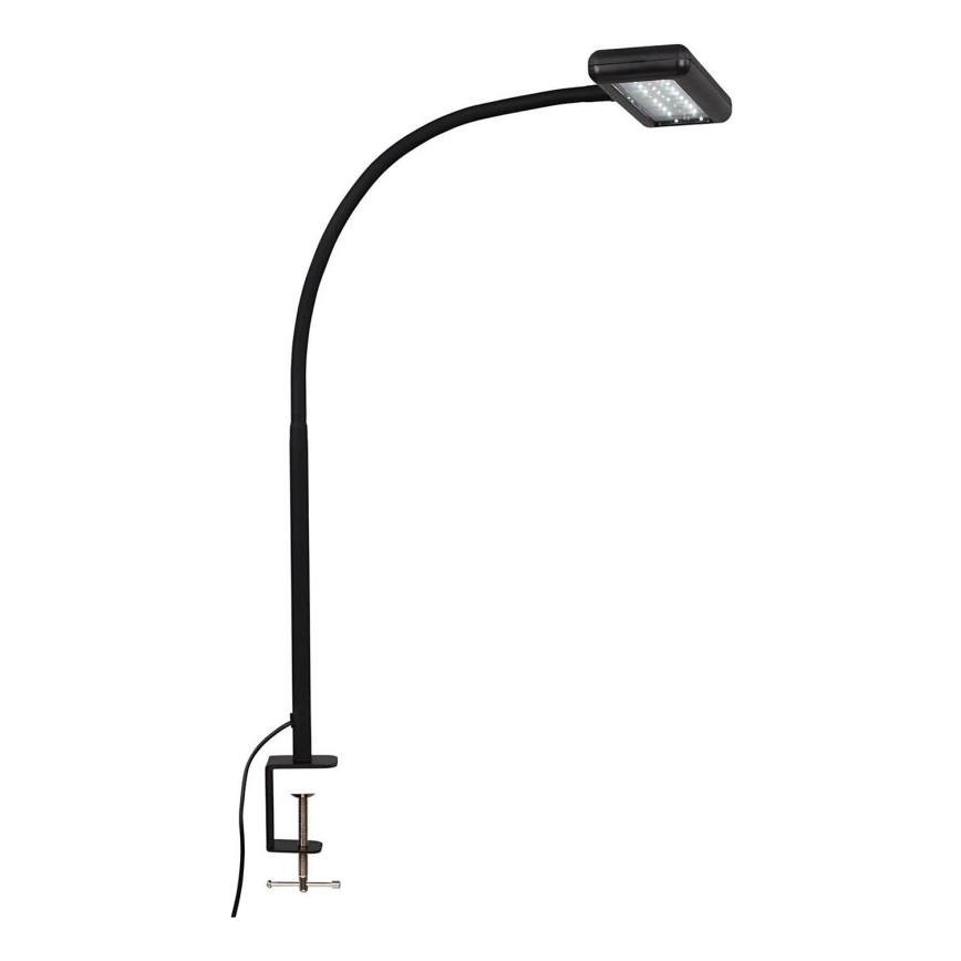 Brilo - LED Flexibel tafellamp met clip TRASNA LED/7,5W/230V zwart