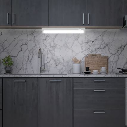 Brilo - LED onderbouwlamp LED/6W/230V 2700/4000/6500K 54,5 cm zilver