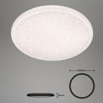 Brilo - LED-plafondlamp 48W, 230V, Ø 60 cm
