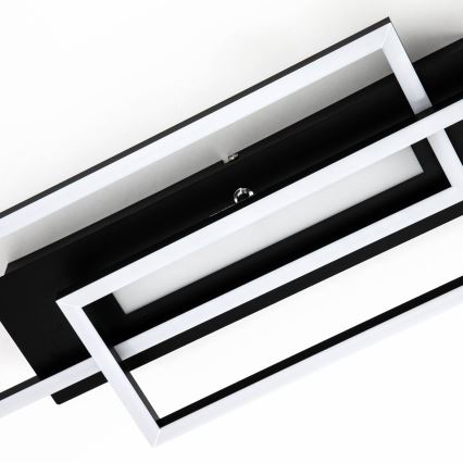 Brilo - LED Opbouwlamp FRAME 2xLED/20W/230V zwart
