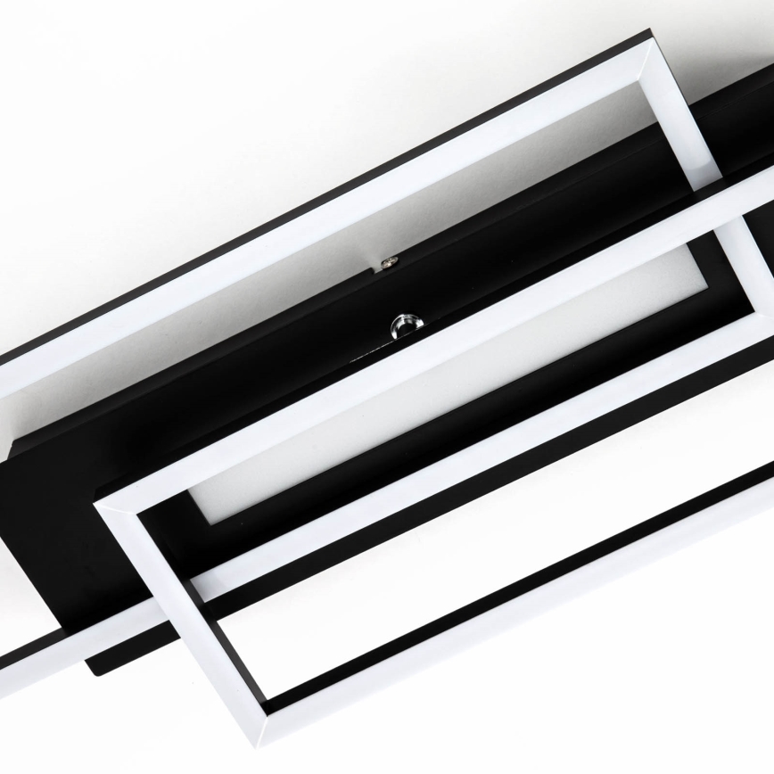 Brilo - LED Opbouwlamp FRAME 2xLED/20W/230V zwart